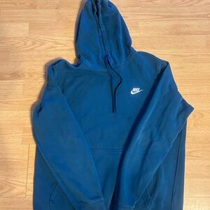 Blue large Nike hoodie